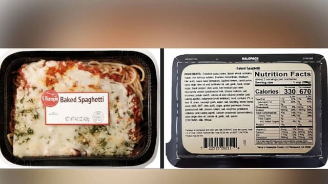 Retiran del mercado espaguetis y productos de pollo por posible contaminación