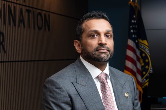 El director del FBI, Kash Patel, en la sede de la agencia en Washington el 4 de agosto de 2026. (Madalina Kilroy/The Epoch Times)