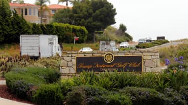 Arrestan a hombre con municiones en campo de golf de Trump antes de su visita a California