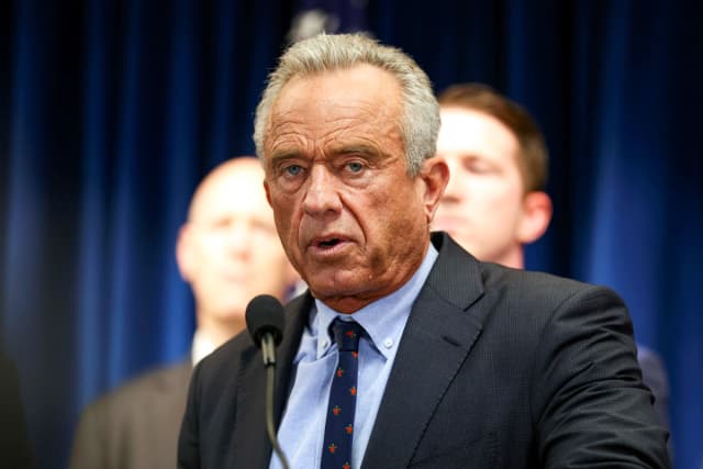 El secretario de Salud, Robert F. Kennedy Jr., en Minneapolis el 21 de mayo de 2026. (David Berding/Getty Images)