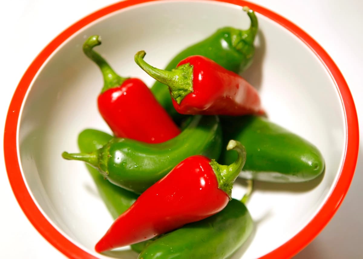 Chiles jalapeños en Encinitas, California, el 22 de julio de 2008. (Mike Blake/Reuters)
