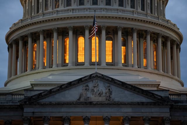 El Capitolio de los Estados Unidos al atardecer en Washington, el 19 de noviembre de 2024. Madalina Vasiliu/The Epoch Times
