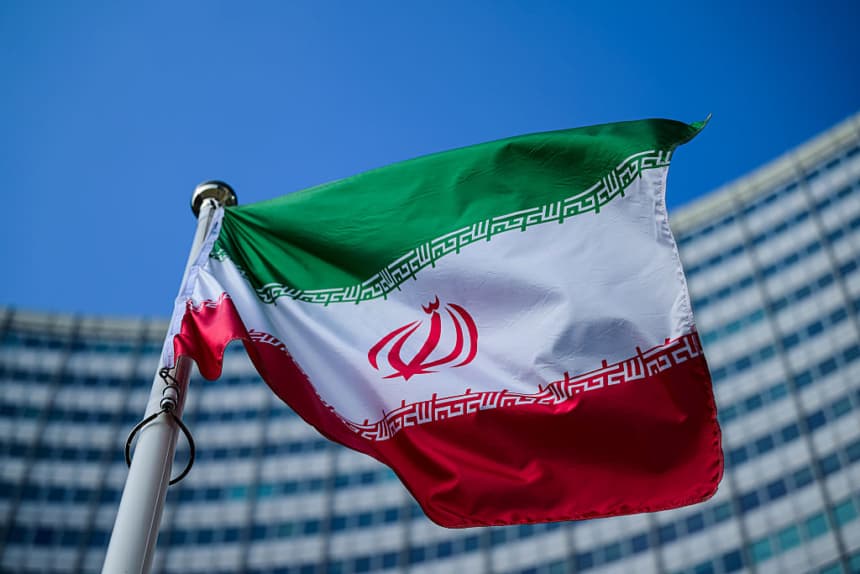 Imagen ilustrativa: Bandera de Irán. (Christian Bruna/Getty Images)