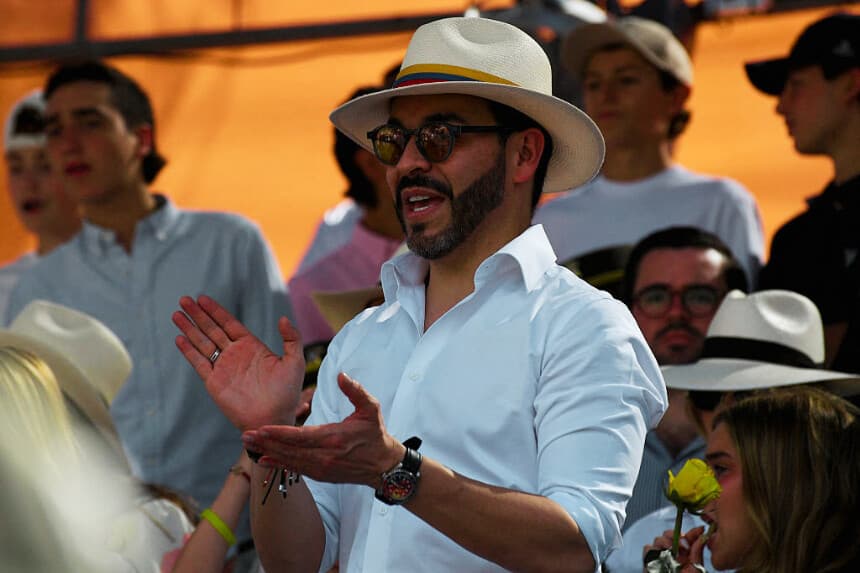 El presidente de Colombia, Abelardo de la Espriella, Colombia, el 9 de agosto de 2026. (Jaime SALDARRIAGA / AFP vía Getty Images)
