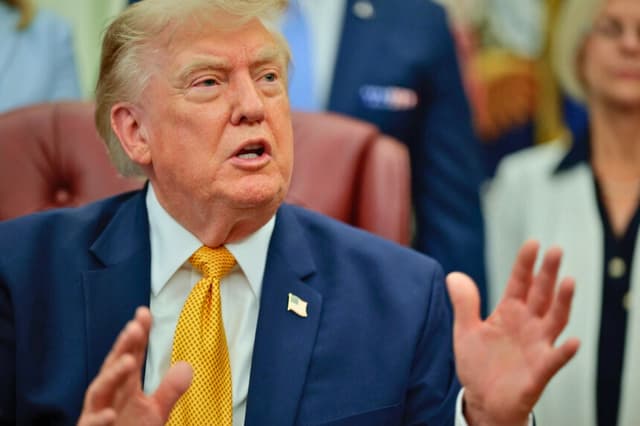 El presidente Donald Trump en Washington, el 3 de agosto de 2026. (Chip Somodevilla/Getty Images).