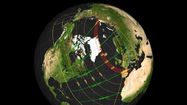 Un eclipse solar atravesará el hemisferio norte