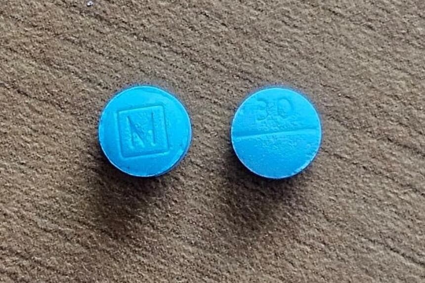 Pastillas de Nitazene. (Policía Montada del Canadá).