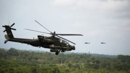 Dos muertos en accidente de helicóptero militar en Texas