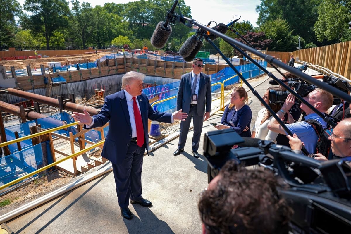 Gobierno de Trump pide a Corte Suprema permitir construcción del salón de baile de la Casa Blanca