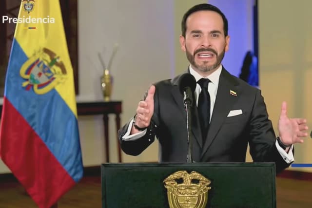 Captura de pantalla en la red social X del presidente de Colombia, Abelardo de la Espriella. (EFE/ @ABDELAESPRIELLA)