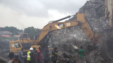 Mueren 30 personas en deslizamiento del mayor vertedero de la capital de Guinea