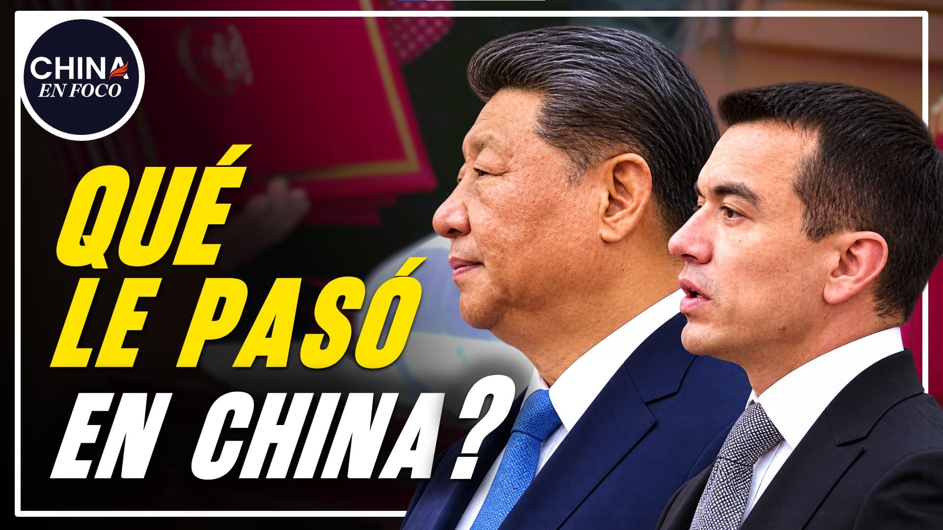 Noboa esconde algo importante tras su viaje a China: ¿Qué acuerdos firmó?