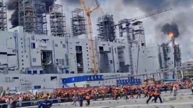 6 trabajadores chinos mueren y 9 desaparecen tras incendio en una planta química de Rusia