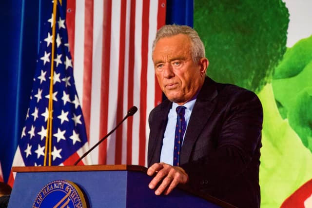 El secretario de Salud y Servicios Humanos, Robert F. Kennedy Jr., en el edificio Hubert Humphrey en Washington el 10 de agosto de 2026. (Travis Gillmore/The Epoch Times).