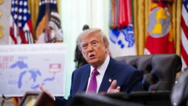 Trump firma una orden ejecutiva para cambiar el nombre del lago Ontario a lago América