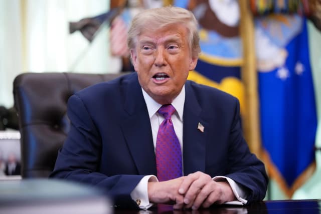 El presidente Donald Trump en Washington, el 27 de agosto de 2026. (Andrew Harnik/Getty Images)