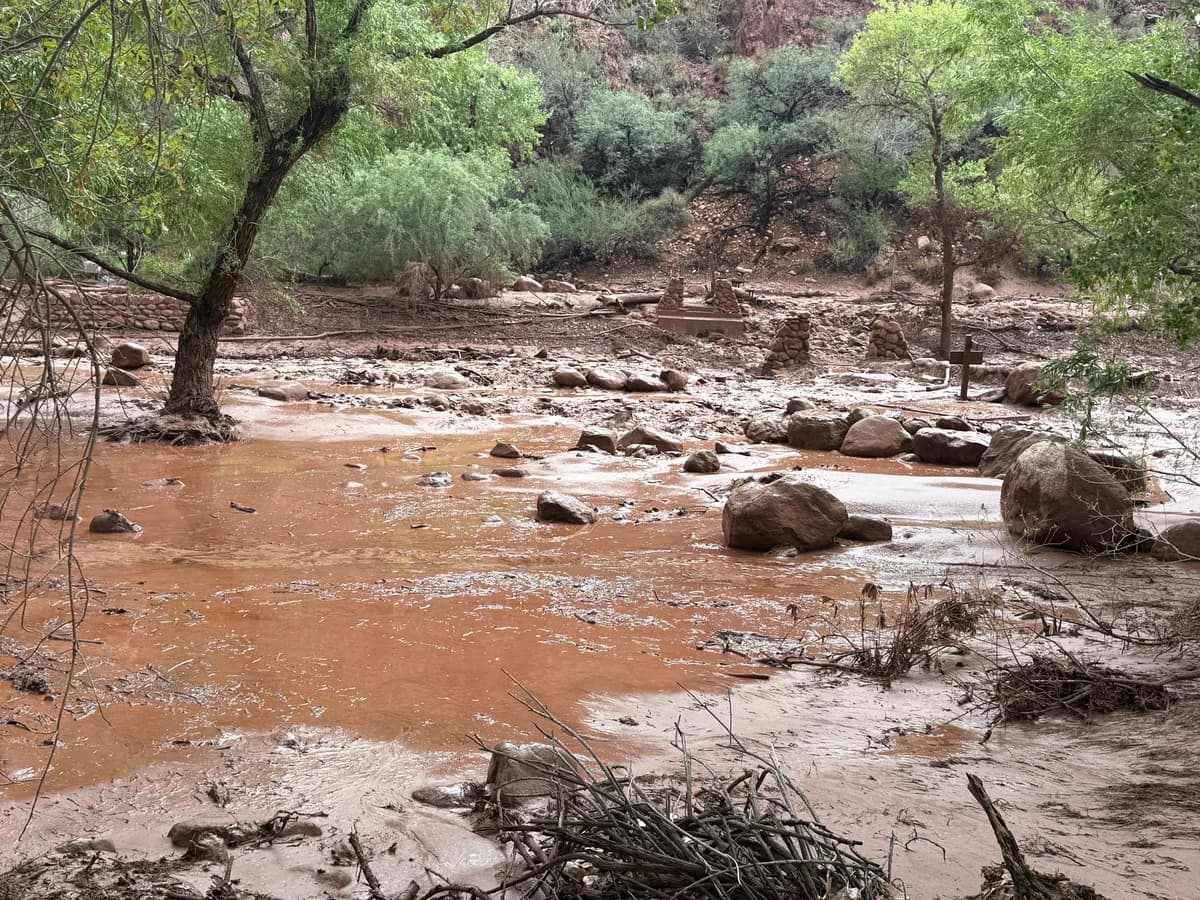 Una inundación repentina deja 1 muerto y 15 desaparecidos en el Gran Cañón