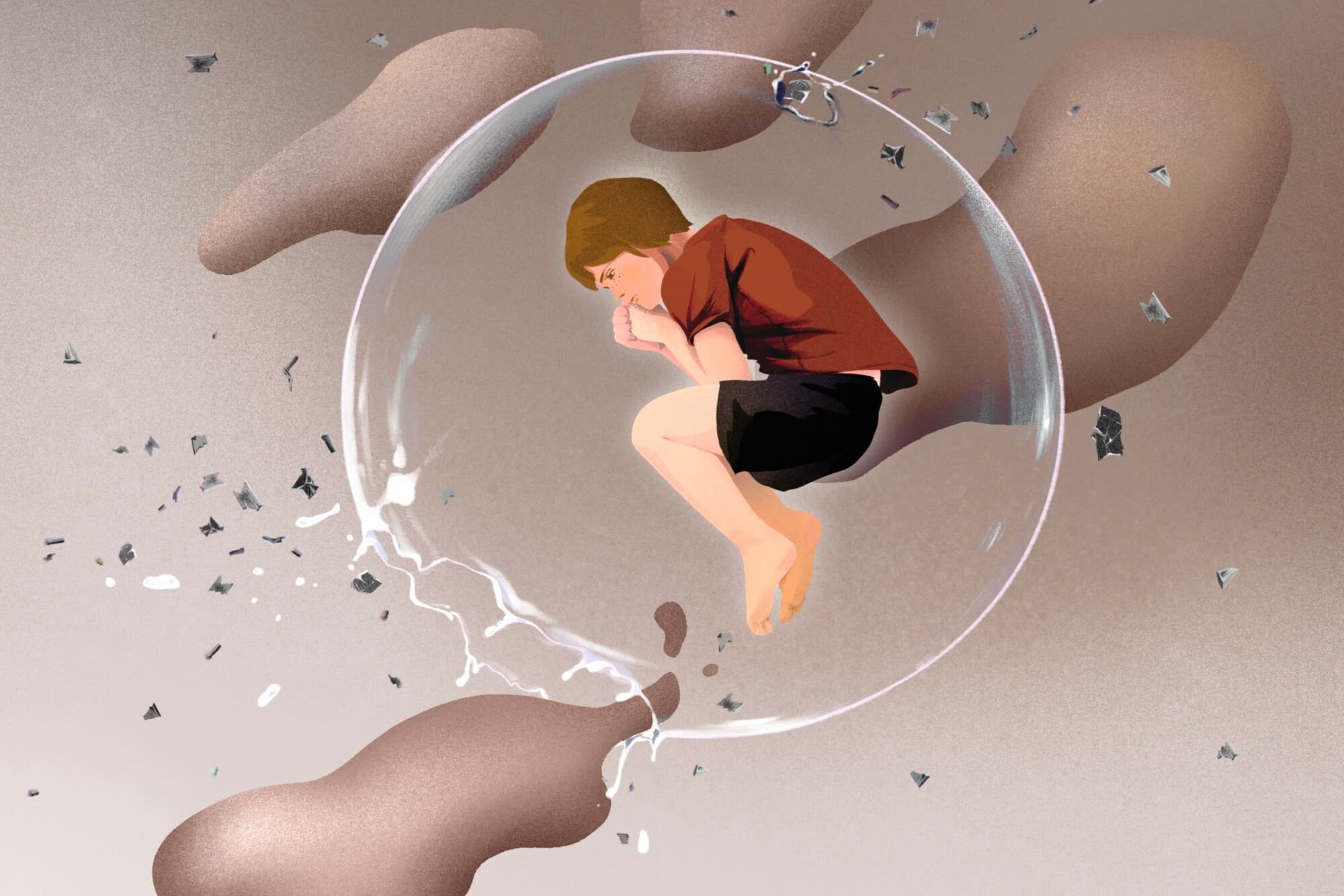 Algo en el medio ambiente podría estar provocando un aumento del autismo. (Ilustración de Lumi Liu).