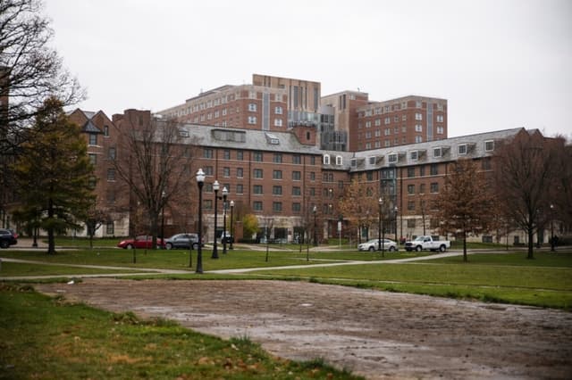 El campus de la Universidad Estatal de Ohio en Columbus, Ohio, el 25 de noviembre de 2020. (Megan Jelinger/Reuters)