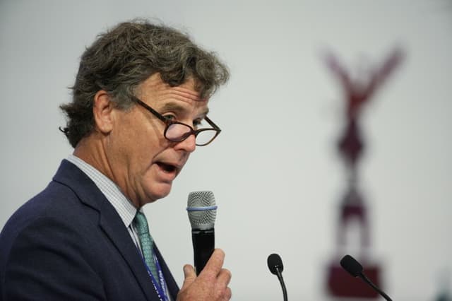 Fotografía de archivo del presidente de la Asamblea General de la Sociedad Interamericana de Prensa (SIP), Pierre Manigault. (EFE/José Méndez).