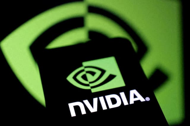 El logotipo de Nvidia, en esta ilustración creada el 27 de enero de 2025. (Dado Ruvic/Reuters).