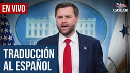 EN VIVO: Conferencia de prensa desde la Casa Blanca con JD Vance