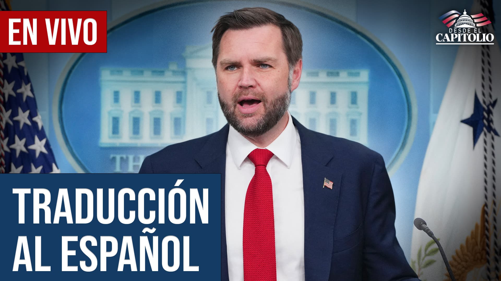 EN VIVO: Conferencia de prensa desde la Casa Blanca con JD Vance