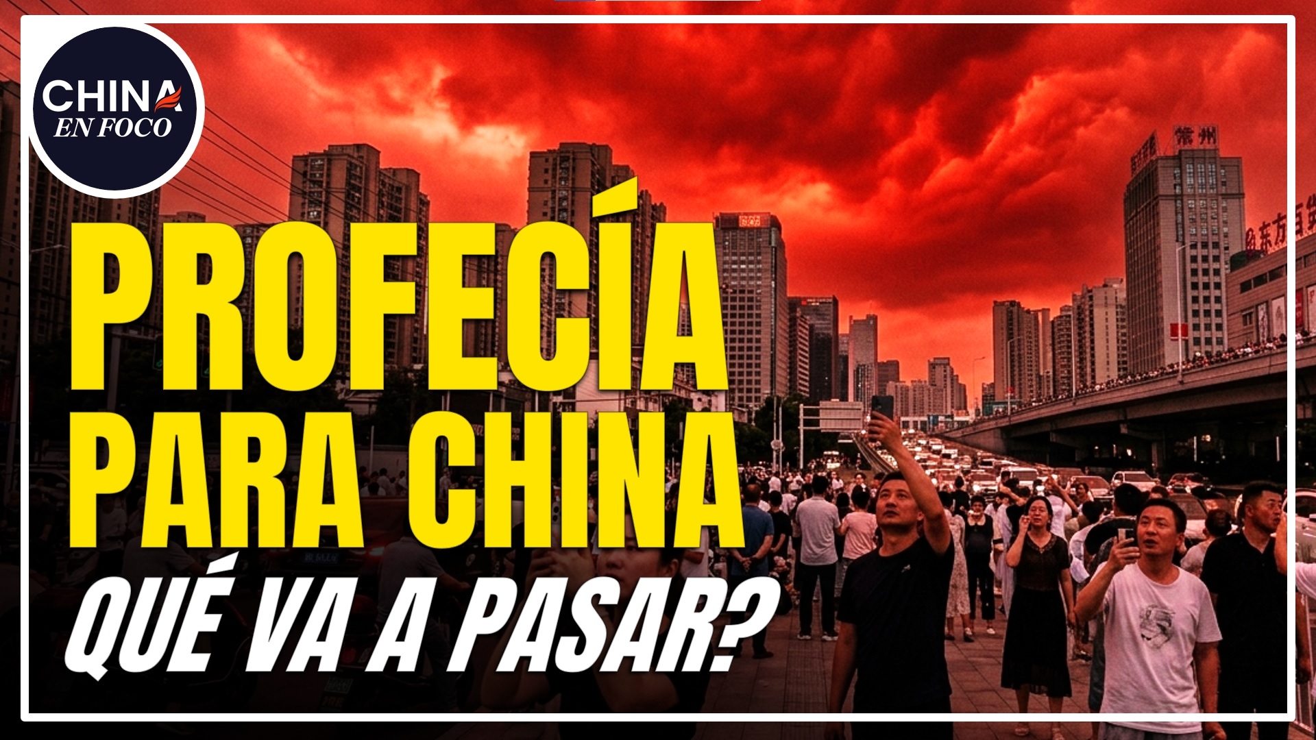 Imagen de ¿Profecía sobre China? El cielo se tiñe de rojo mientras Beijing aprueba leyes de guerra