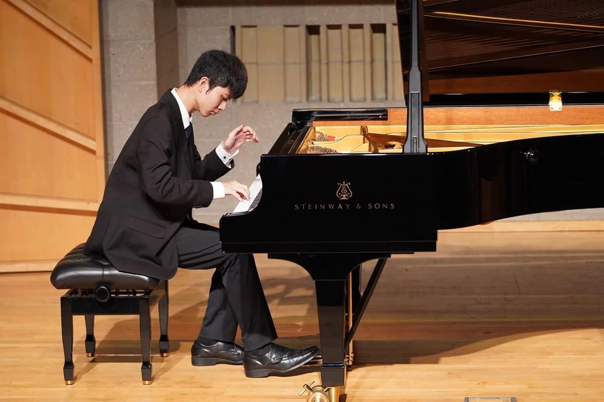 Pianista en el 8º Concurso Internacional de Piano NTD el 2 de septiembre de 2026. (Cortesía de NTD).