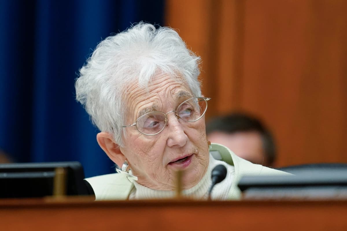 La diputada Virginia Foxx (R-C.N.) en Washington el 8 de junio de 2022. (Andrew Harnik-Pool/Getty Images)
