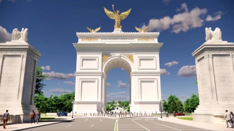 Juez endurece restricciones sobre las obras del Arco de Trump