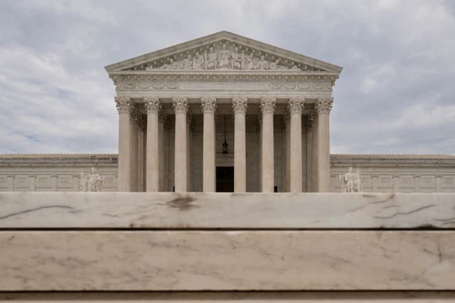 La Corte Suprema en Washington, el 31 de agosto de 2026. (Madalina Kilroy/The Epoch Times)