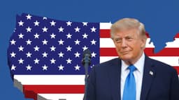 Trump plantea incluir a México, Canadá y Cuba al mapa de Estados Unidos