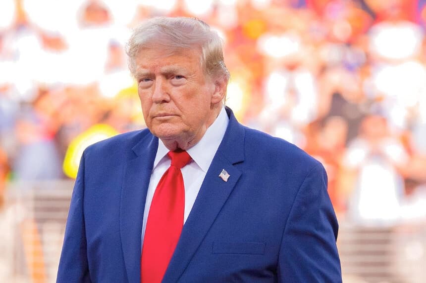 El presidente Donald Trump en Nueva Jersey, el 19 de julio de 2026. (David Ramos/Getty Images).
