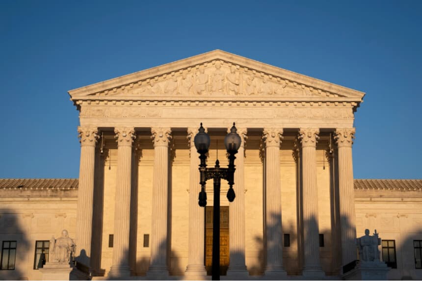 La Corte Suprema en Washington, el 14 de septiembre de 2026. (Madalina Kilroy/The Epoch Times).
