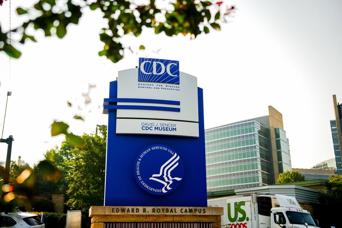 La sede de los Centros para el Control y la Prevención de Enfermedades (CDC) en Atlanta, el 25 de agosto de 2023. (Madalina Vasiliu/The Epoch Times)
