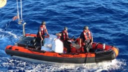 Guardia Costera descarga drogas incautadas por unos 57 MDD en Florida
