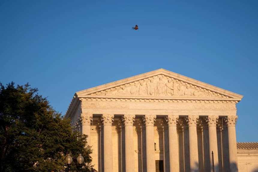 La Corte Suprema en Washington, el 14 de septiembre de 2026. (Madalina Kilroy/The Epoch Times)