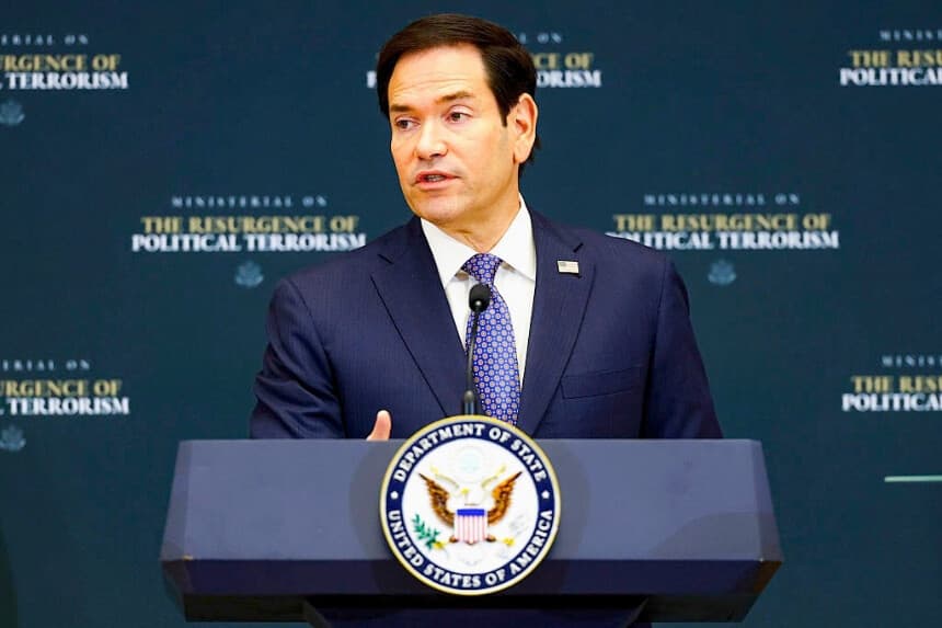 El secretario de Estado de Estados Unidos, Marco Rubio, en Washington el 16 de julio de 2026. (Finn Gomez/Getty Images).