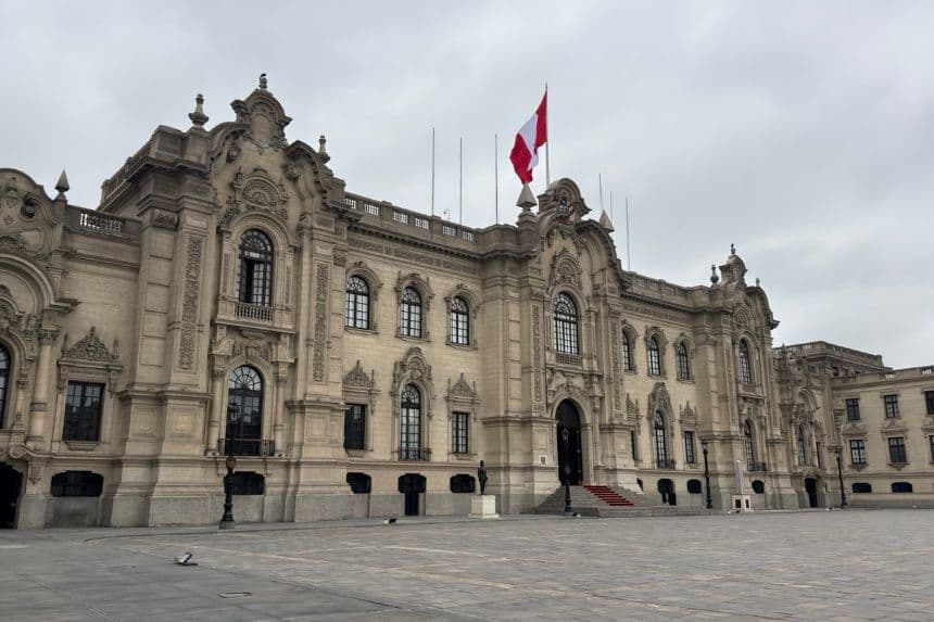 Palacio de Gobierno de Perú. (Manuel Ríos, Epoch Times Español)