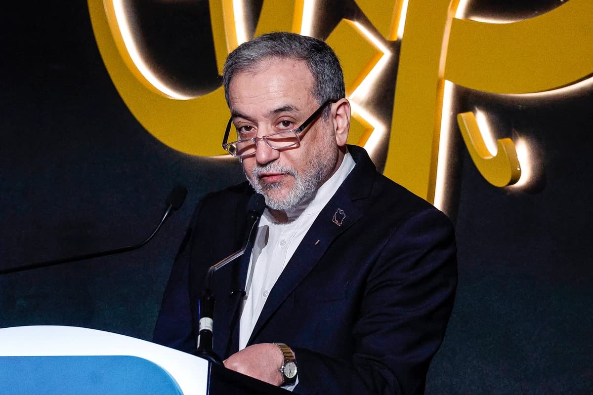 El ministro de Asuntos Exteriores de Irán, Abbas Araghchi, en Doha, Qatar, el 7 de febrero de 2026. (Karim Jaafar/AFP vía Getty Images)