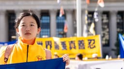 En fotos: Lo que vimos en Washington, D.C., fuera de la cumbre entre Trump y Xi