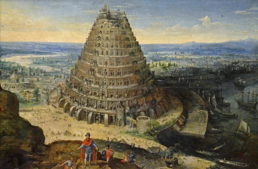 "La Torre de Babel", 1594, de Lucas Van Valckenborch. Louvre. (Dominio público)