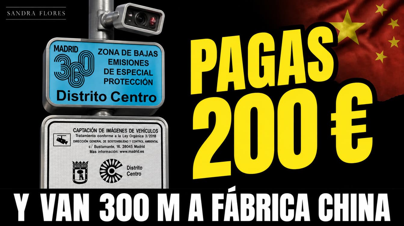 La trampa de las ZBE: ¿está tu multa de 200 € financiando a China?
