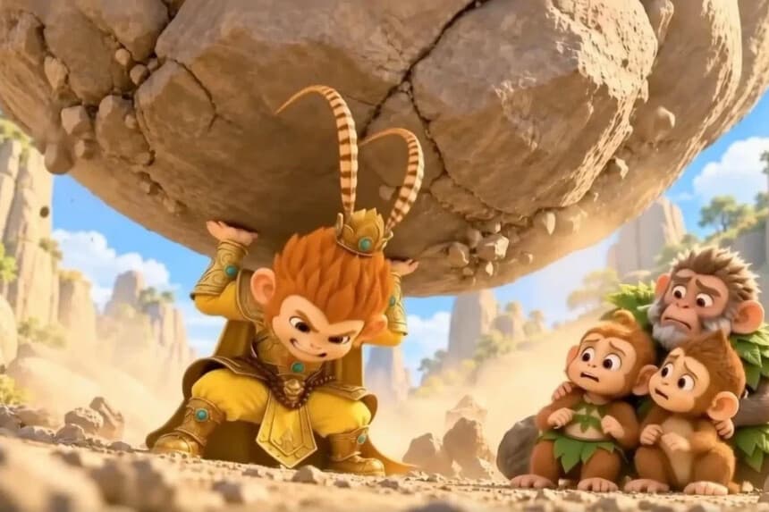 (Un fotograma de "Las aventuras del Rey Mono". GJW.).