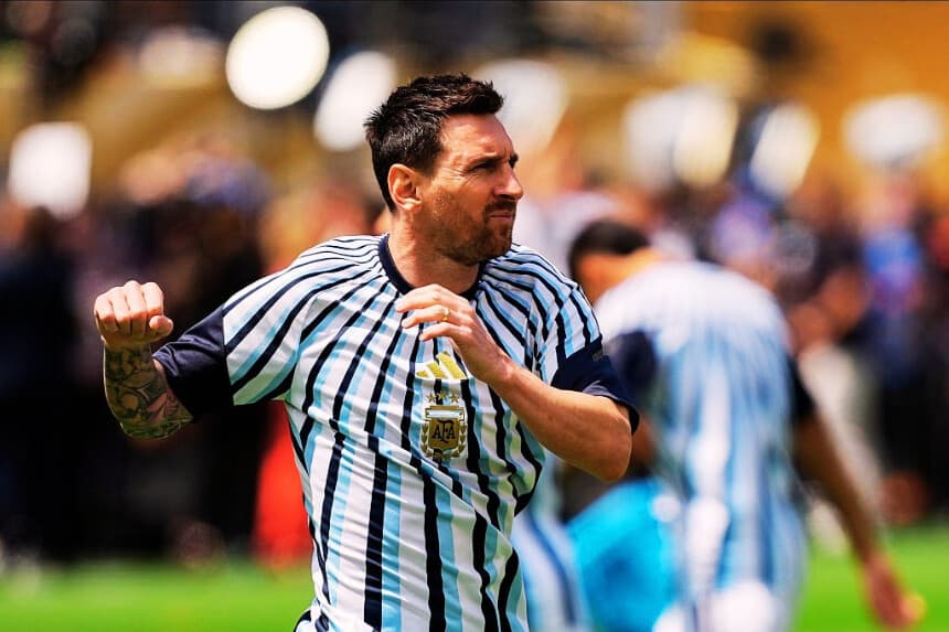Lionel Messi, número 10 de Argentina, el 19 de julio de 2026 en East Rutherford, Nueva Jersey. (Andrew Harnik/Getty Images)