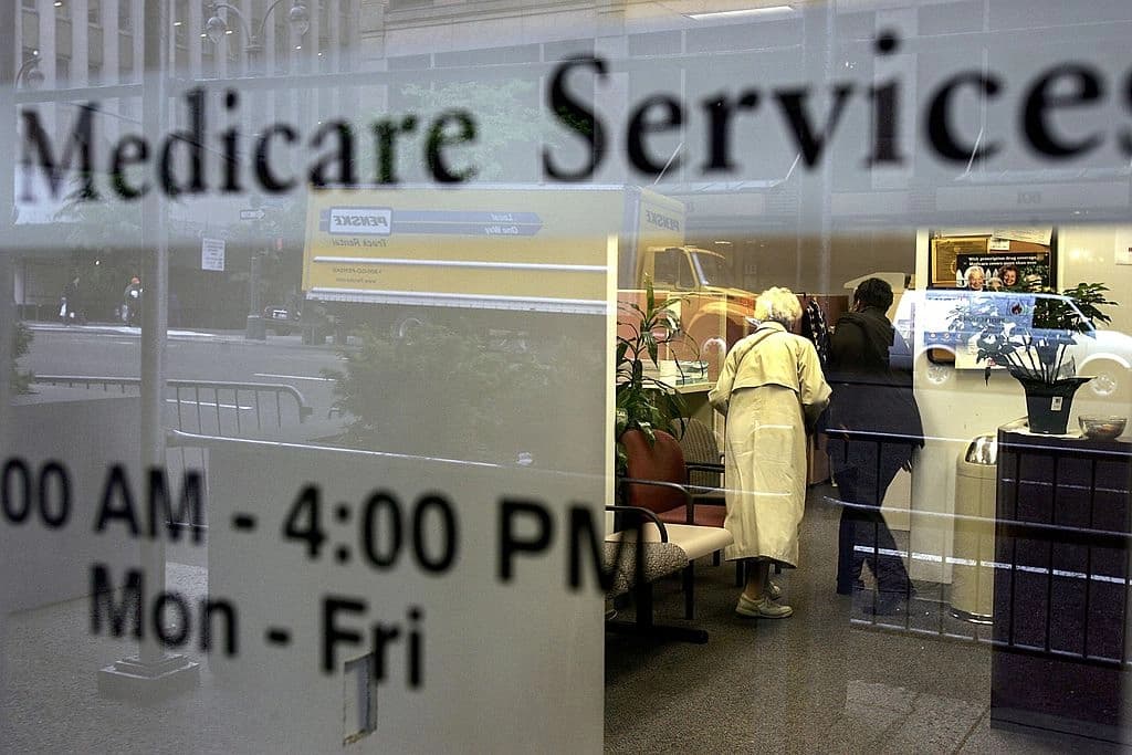 Una foto de archivo muestra una oficina federal de Medicare. (Spencer Platt/Getty Images)