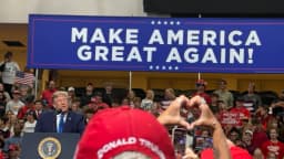 Trump pide a los votantes de Ohio respaldar la ley de identificación y a candidatos republicanos
