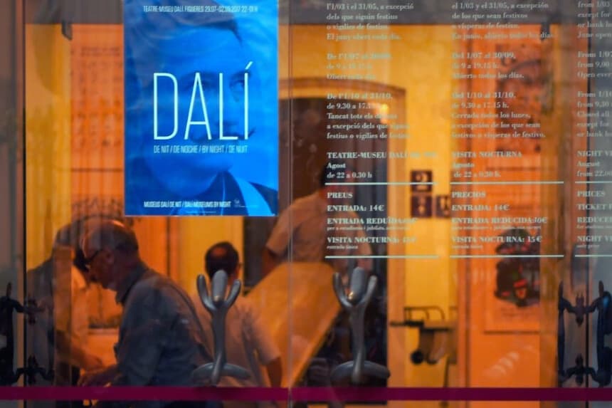 Teatre-Museu Dalí (Teatro-Museo Dalí) en Figueras el 20 de julio de 2017, (LLUIS GENE/AFP vía Getty Images)