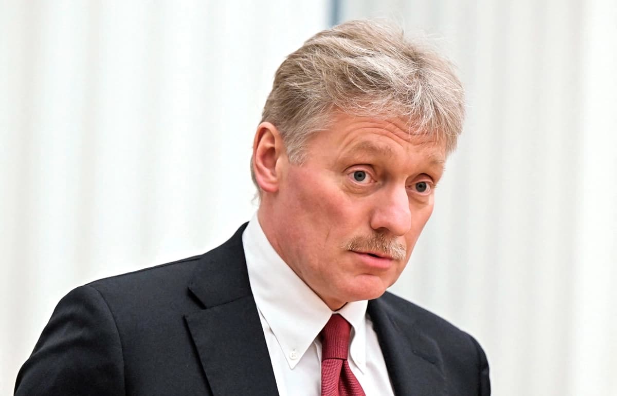 El portavoz del Kremlin, Dmitry Peskov, en Moscú el 18 de febrero de 2022. (Sergey Guneev/Sputnik/Kremlin vía Reuters).
